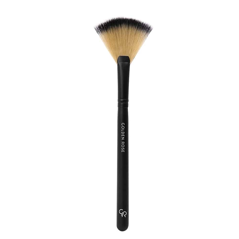 Golden Rose Fan Brush Makeup Brush