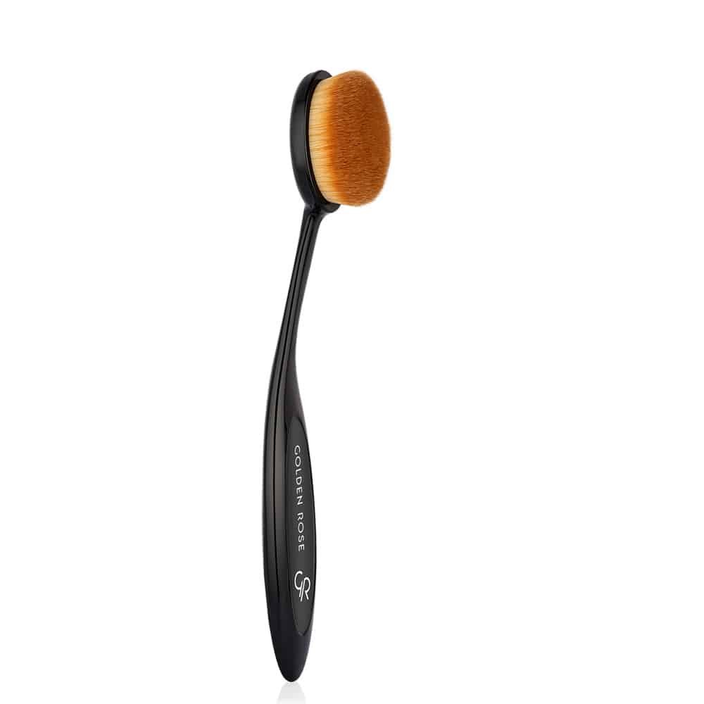Golden Rose Oval Foundation, Blusher & Contour Brush Makeup Brush