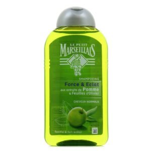 Shampooing force et ?clat aux extraits de pomme et feuilles d'olivier