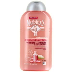 Shampooing brillance et nutrition vinaigre aux trois fleurs et lait d'amande