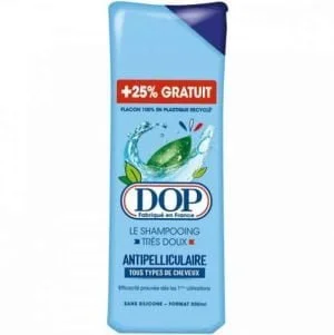 "Shampoing Trés Doux Antipelliculaire 500ML 25% Gratuit - Dop, Optimisé pour les Cheveux Secs et Abîmés"