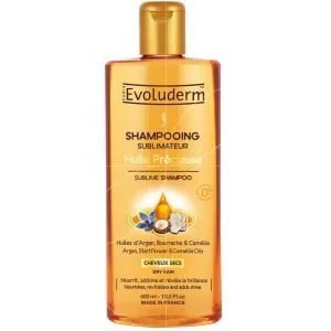 Evoluderm Shampooing Sublimateur Huiles Pr?cieuses 400ml – Image 1