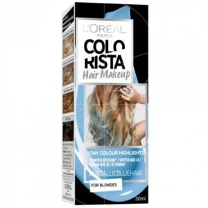 L'ORÉAL COLORISTA HAIR MAKE UP COLORATION 1 JOUR METALLICBLUEHAIR 30ML – Image 1