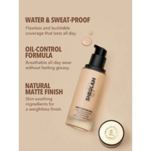 SHEGLAM FOND DE TEINT MAT RESPIRANT LONGUE DURÉE – Image 4
