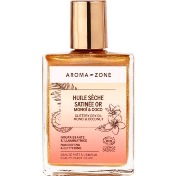  BEAUTÉNIUM AROMA ZONE HUILE SECHE SATINEE OR 50ML