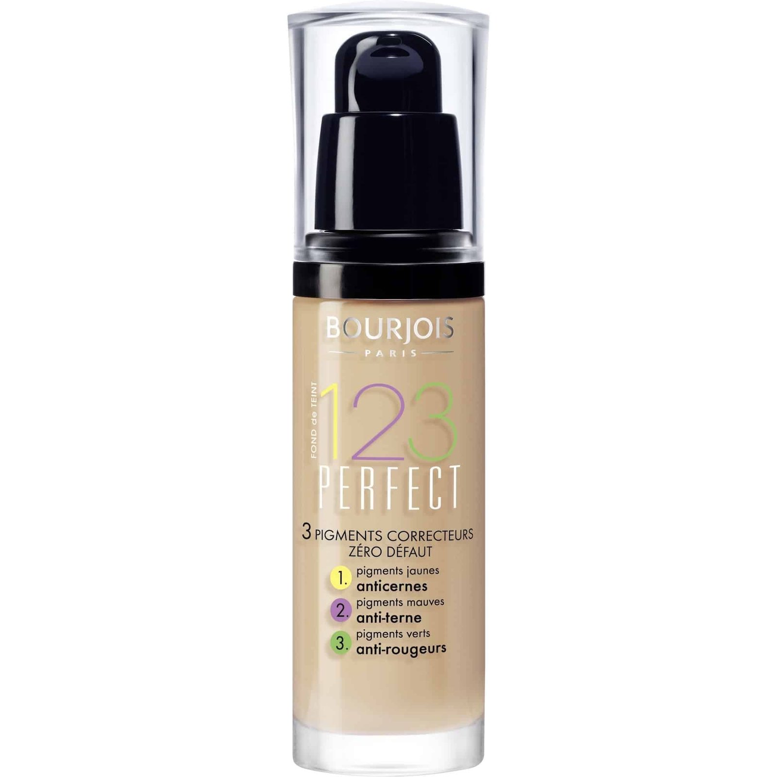  BEAUTÉNIUM BOURJOIS 123 PERFECT FONDS DE TEINT 53 LIGHT BEIGE