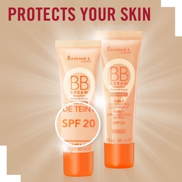 BEAUTÉNIUM RIMMEL LONDON BB CREME RADIANCE 9EN1 SPF20