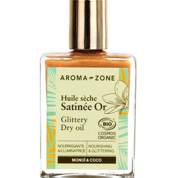 aroma-zone huile seche satinee or 50ml – BEAUTÉNIUM BEAUTÉNIUM AROMA ZONE HUILE SECHE SATINEE OR 50ML