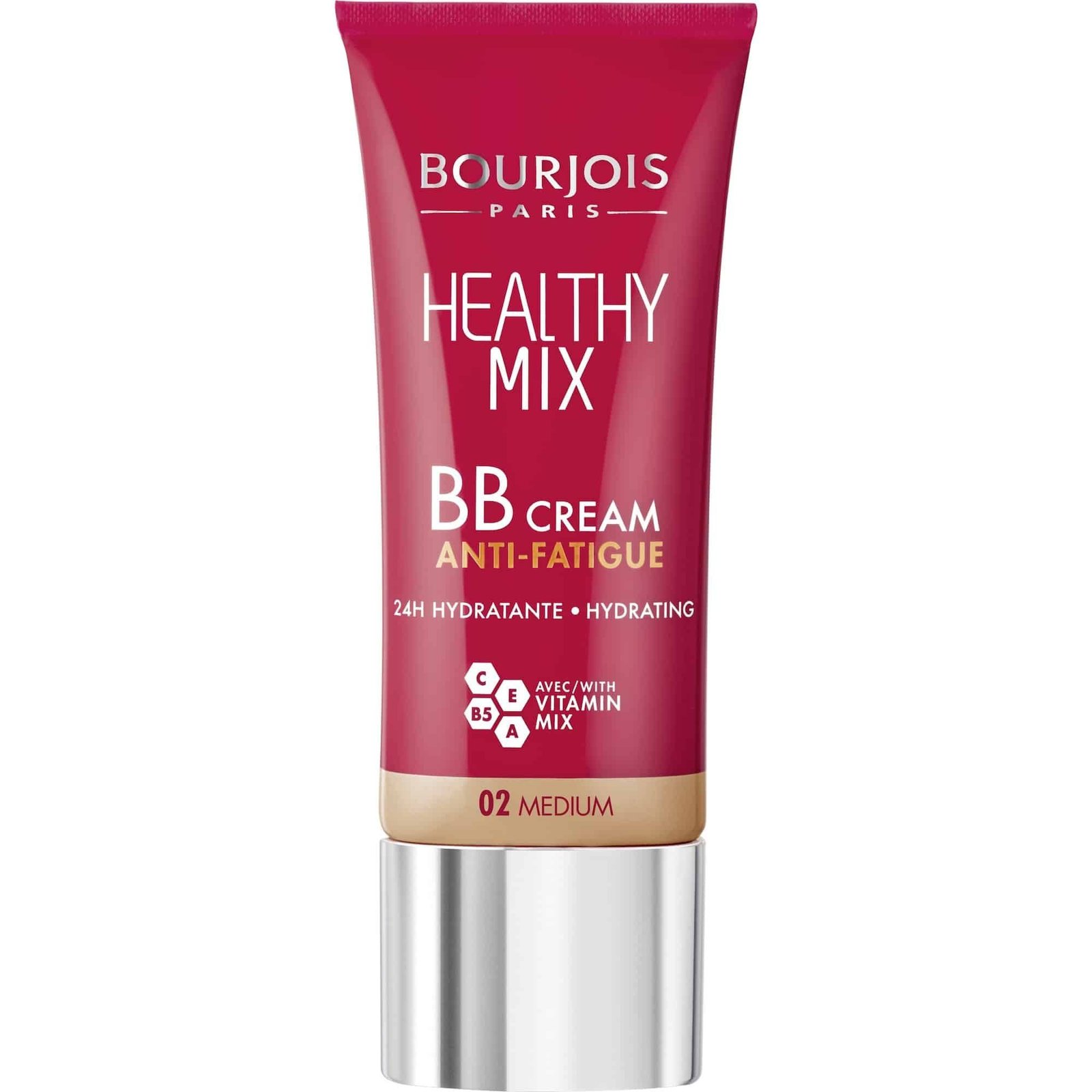bourjois bb crème healthy mix anti-fatigue 02 medium – BEAUTÉNIUM BEAUTÉNIUM Bourjois BB Crème Healthy Mix Anti Fatigue 02 MEDIUM