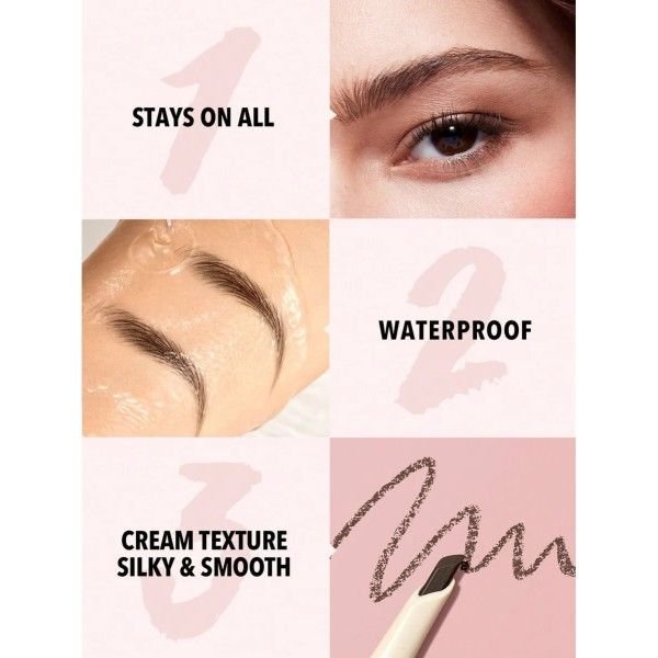  BEAUTÉNIUM Crayon à Sourcils Longue Tenue Better Brows