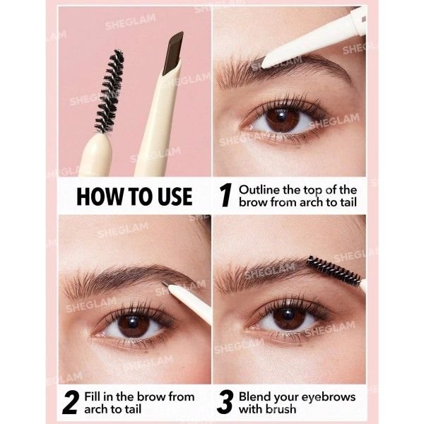  BEAUTÉNIUM Crayon à Sourcils Longue Tenue Better Brows