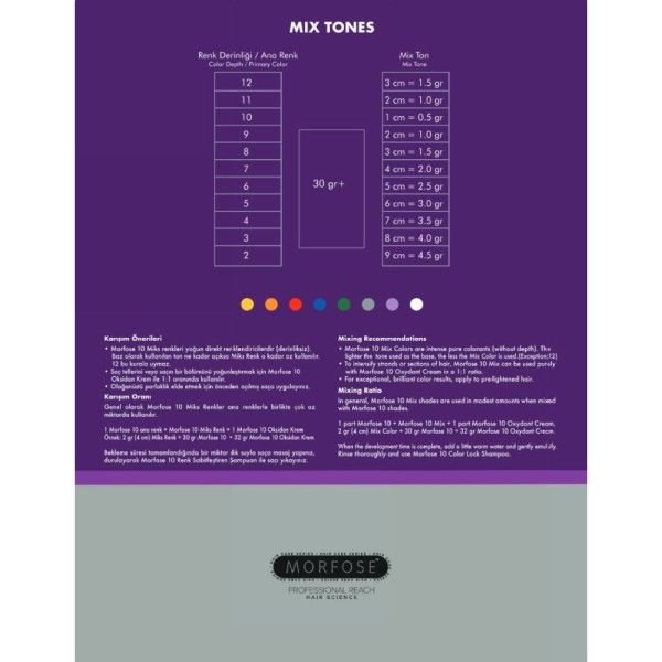 morfose 10 creme colorante proffessionel 100ml – BEAUTÉNIUM BEAUTÉNIUM MORFOSE 10 CREME COLORANTE PROFFESSIONEL 100ML