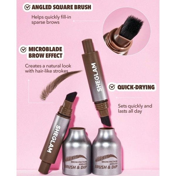 BEAUTÉNIUM Pinceau et Maquillage pour Sourcil Brow Fection