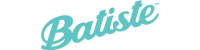BEAUTÉNIUM Batiste logo in turquoise cursive on a black background