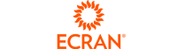 BEAUTÉNIUM ECRAN logo orange gear sun icon followed by the word ECRAN
