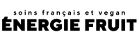 BEAUTÉNIUM Logo for Energie Fruit with the brand name in bold uppercase and a small tagline above it