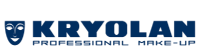 BEAUTÉNIUM KRYOLAN professional make up logo with blue text and mask icon to the left of the brand name