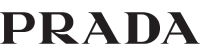 BEAUTÉNIUM Prada brand logo in a bold serif font on a dark background