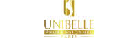 BEAUTÉNIUM Unibelle logo in gold lettering on a black background